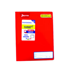 CUADERNO NORMA COLOR PROFESIONAL 5 MM 100 HJS