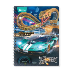 CUADERNO NORMA STREET RACER RAYA 100 HJS