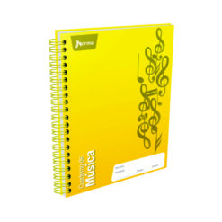CUADERNO NORMA PAUTADO DE MÚSICA 80 HJS