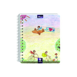 CUADERNO BOOK PASTA DURA TELETON RAYA 100HJS