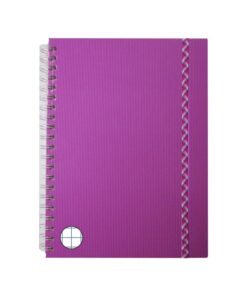 CUADERNO PROFESIONAL PORTOFINO METALICO FIBRA RAYA
