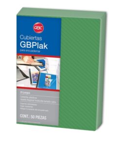 CUBIERTA CARTA RAYADO VERDE