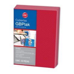 CUBIERTA CARTA RAYADO ROJO