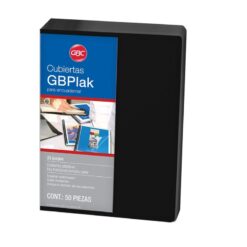 CUBIERTA CARTA LISO NEGRO