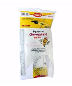 EQUIPO GEOMETRICO GRANDE 8972 5PZS VINCI