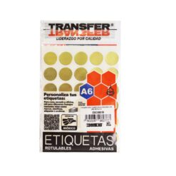 ETIQUETA REDONDA ORO