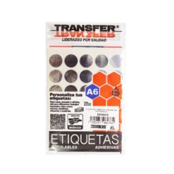 ETIQUETA REDONDA PLATA