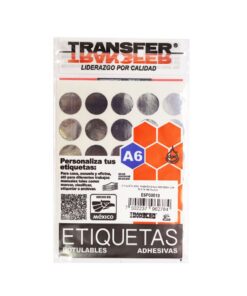 ETIQUETA REDONDA PLATA