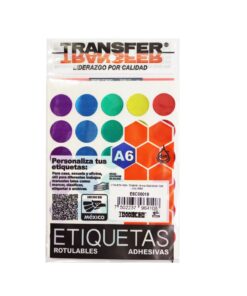 ETIQUETA REDONDA COLORES