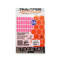 ETIQUETA ROSA 8X20MM