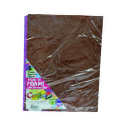 FOAMY CARTA DIAMANTADO CAFE OBS,NEGRO,MORADO,FIUSHA,NARANJA