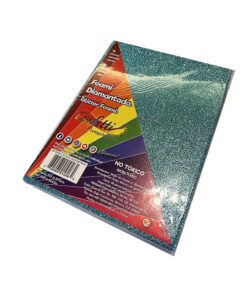 FOAMY CARTA DIAMANTADO AZUL CIELO 128
