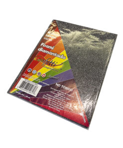 FOAMY CARTA DIAMANTADO GRIS 121