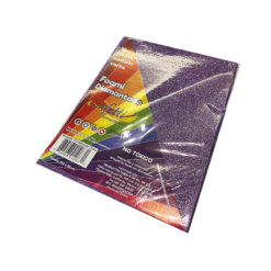 FOAMY CARTA DIAMANTADO MORADO CLARO  123