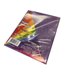 FOAMY CARTA DIAMANTADO MORADO CLARO  123