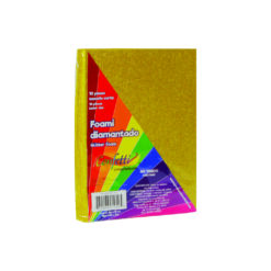 FOAMY CARTA DIAMANTADO ORO(CLARO)    302