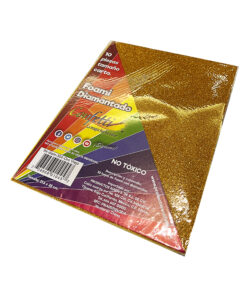 FOAMY CARTA DIAMANTADO ORO VIEJO     304