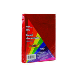 FOAMY CARTA DIAMANTADO ROJO          144