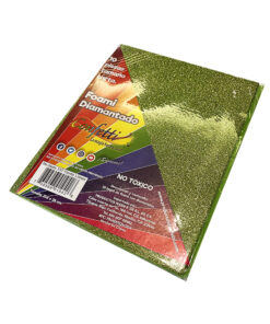 FOAMY CARTA DIAMANTADO VERDE HJA(LIMON)157