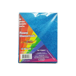 FOAMY CARTA DIAMANTADO TURQUEZA 332