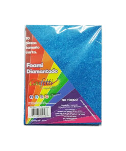 FOAMY CARTA DIAMANTADO TURQUEZA 332