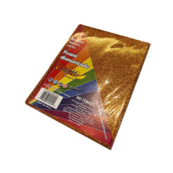 FOAMY CARTA DIAMANTADO NARANJA       115