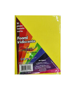 FOAMY CARTA DIAMANTADO IRIS AMAR CANARIO