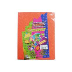 FOAMY CARTA DIAMANTADO IRIS NARANJA 115