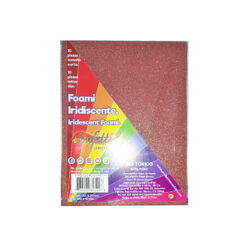 FOAMY CARTA DIAMANTADO IRIS 144-ROJO