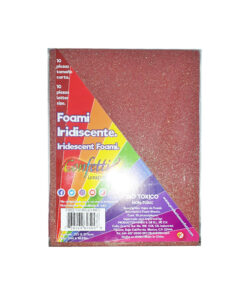 FOAMY CARTA DIAMANTADO IRIS 144-ROJO