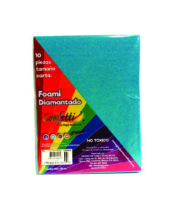 FOAMY CARTA DIAMANTADO IRIS 332 TURQUEZA