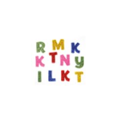 FIGURAS DE FOAMY LETRAS DIAMANTADAS