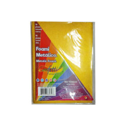 FIGURAS DE FOAMY METALICO ORO/GOLD 01 CARTA C/10 PZ