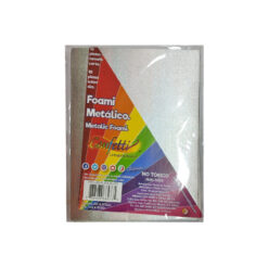 FIGURAS DE FOAMY METALICO 305 PLATA-SILVER CTA C/10