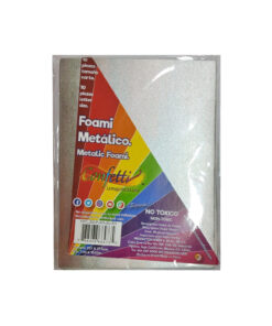 FIGURAS DE FOAMY METALICO 305 PLATA-SILVER CTA C/10