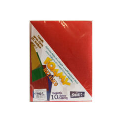 FIGURAS DE FOAMY METALICO FMTL-144-ROJO CARTA C/10