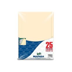 FOLDER CARTA COLOR CREMA MAPASA PC0003