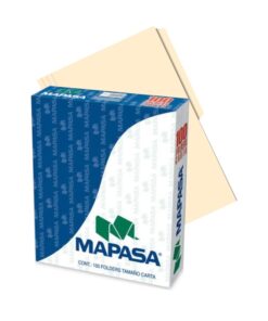 FOLDER CARTA CREMA MAPASA PC0001