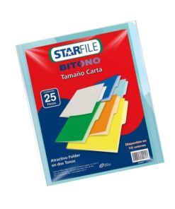 FOLDER MP BITONO CARTA AZUL CELESTE