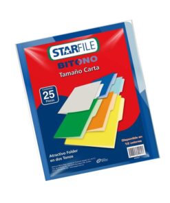 FOLDER MP BITONO CARTA AZUL OBSCURO