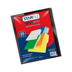 FOLDER MP BITONO CARTA NEGRO