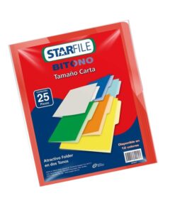 FOLDER MP BITONO CARTA ROJO