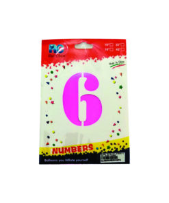 GLOBO METALICO NUMERO 6 32" 81CM FIUSHA