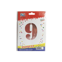 GLOBO METALICO NUMERO 9 32" 81CM ROSA GOLD