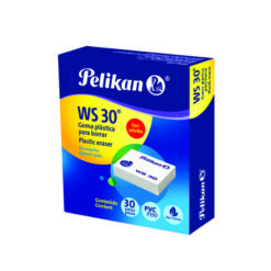 GOMA PELIKAN WS-30 BLANCO C/30 PZAS
