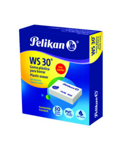 GOMA PELIKAN WS-30 BLANCO C/30 PZAS