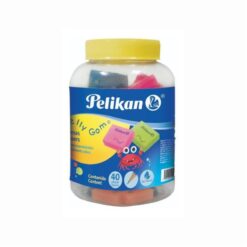 GOMA PELIKAN YELLYGOM BOTE C/40PZ COLORES