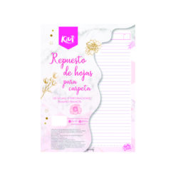 REPUESTO P/CARPETA FRANCES KIUT 583176