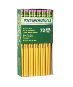 LAPIZ TICONDEROGA C/72PZ AMARILLO HEXAGO