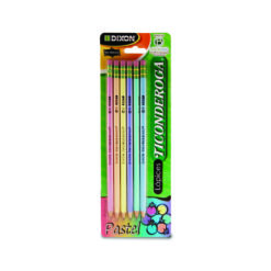 LAPIZ TICONDEROGA PASTEL C/6PZ